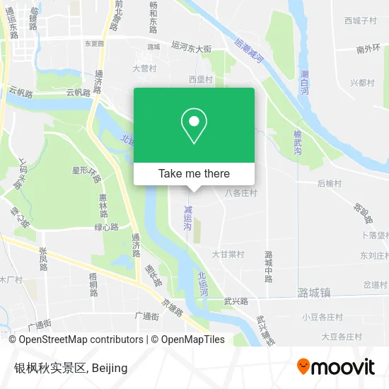银枫秋实景区 map