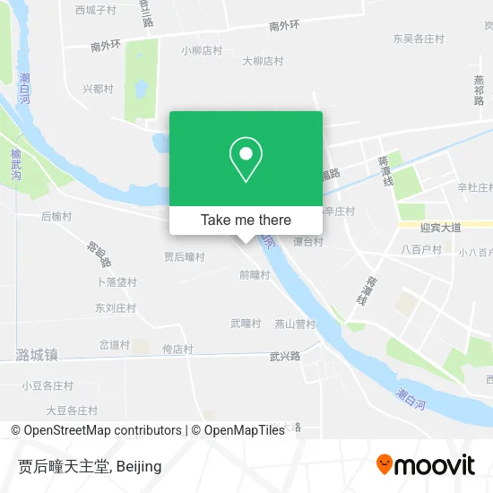 贾后疃天主堂 map