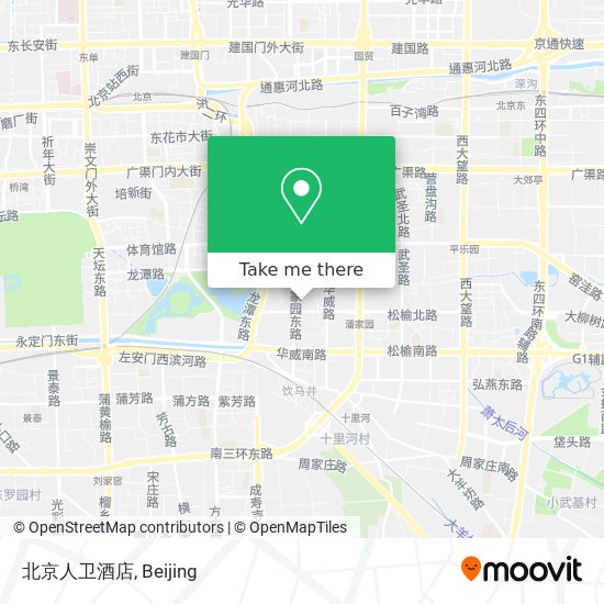 北京人卫酒店 map