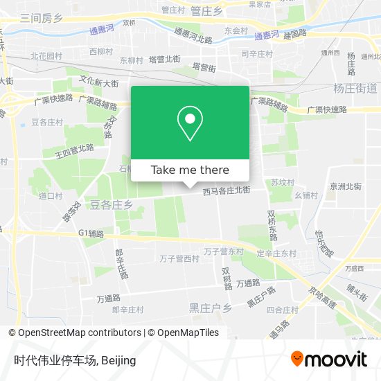时代伟业停车场 map