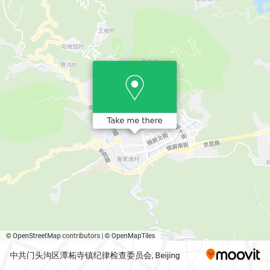 中共门头沟区潭柘寺镇纪律检查委员会 map