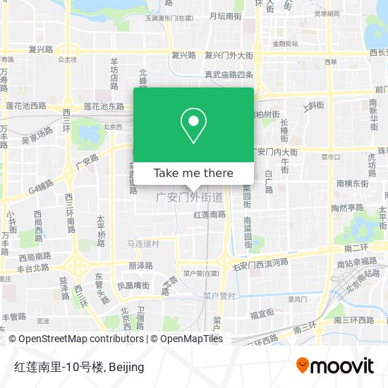 红莲南里-10号楼 map