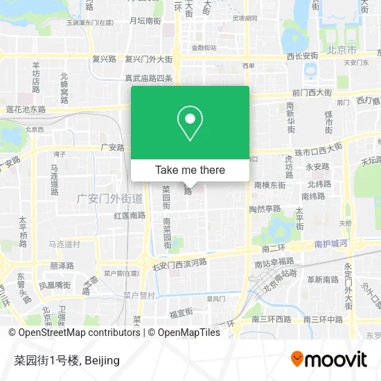 菜园街1号楼 map