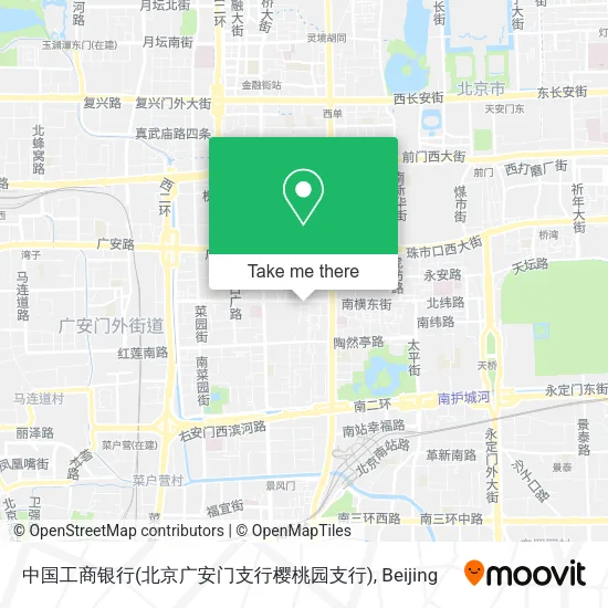 中国工商银行(北京广安门支行樱桃园支行) map