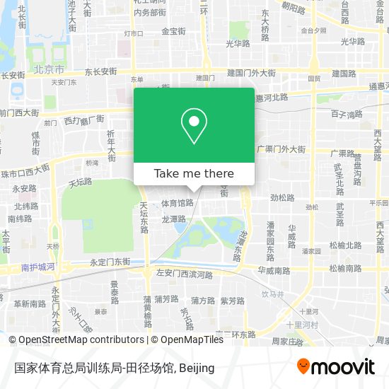 国家体育总局训练局-田径场馆 map
