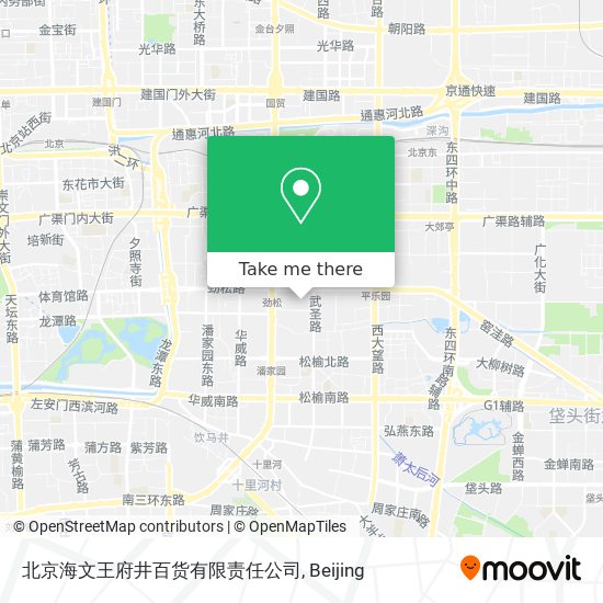 北京海文王府井百货有限责任公司 map