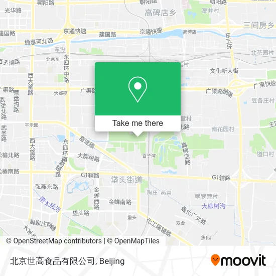 北京世高食品有限公司 map