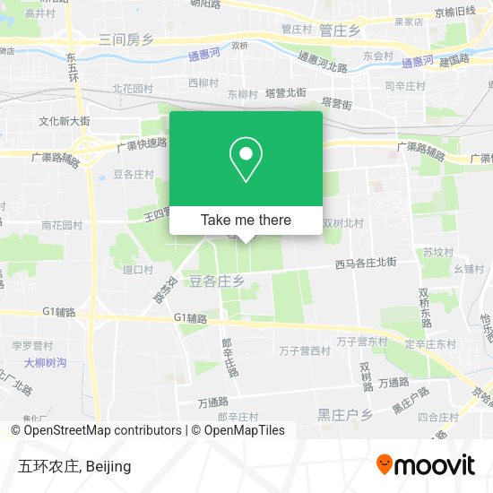 五环农庄 map