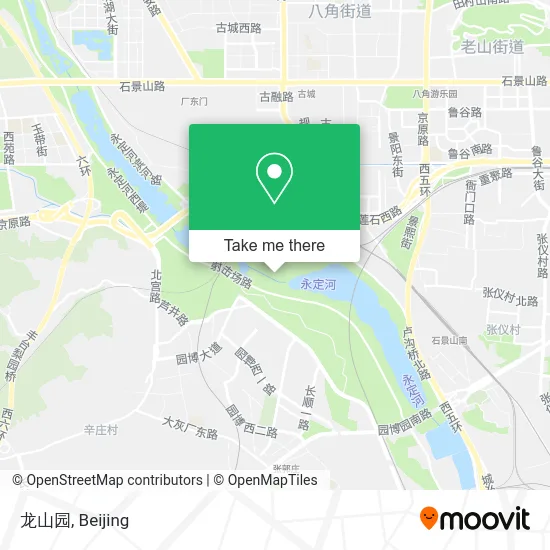 龙山园 map