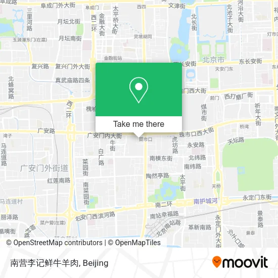 南营李记鲜牛羊肉 map