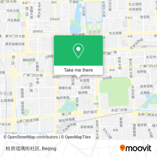 粉房琉璃街社区 map