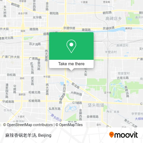 麻辣香锅老羊汤 map