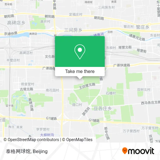 泰格网球馆 map