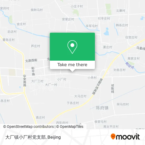 大厂镇小厂村党支部 map