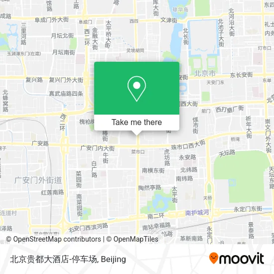 北京贵都大酒店-停车场 map