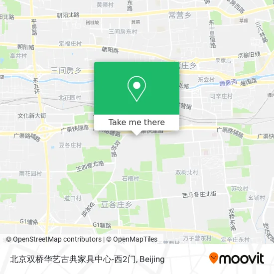 北京双桥华艺古典家具中心-西2门 map