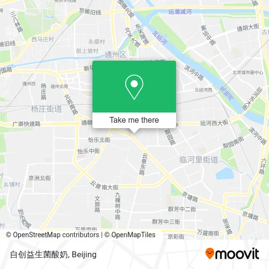 自创益生菌酸奶 map