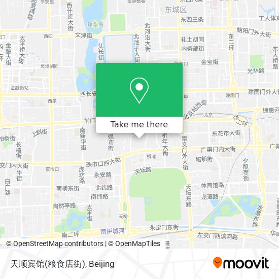 天顺宾馆(粮食店街) map