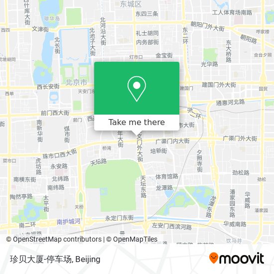 珍贝大厦-停车场 map