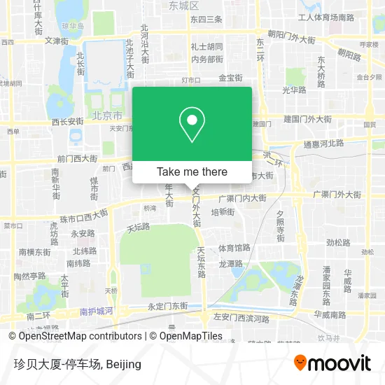珍贝大厦-停车场 map