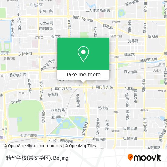 精华学校(崇文学区) map