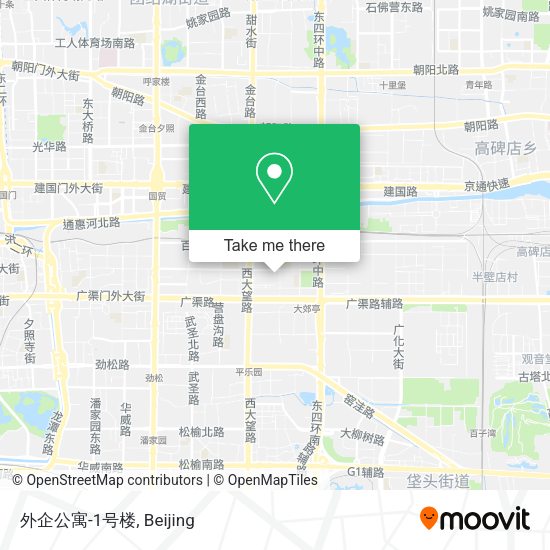 外企公寓-1号楼 map