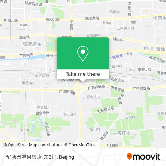 华膳园温泉饭店-东2门 map