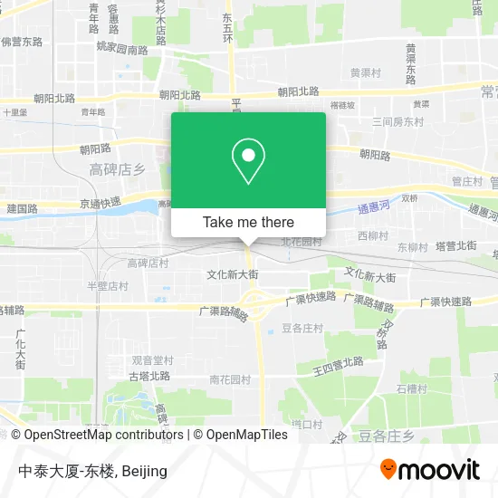 中泰大厦-东楼 map