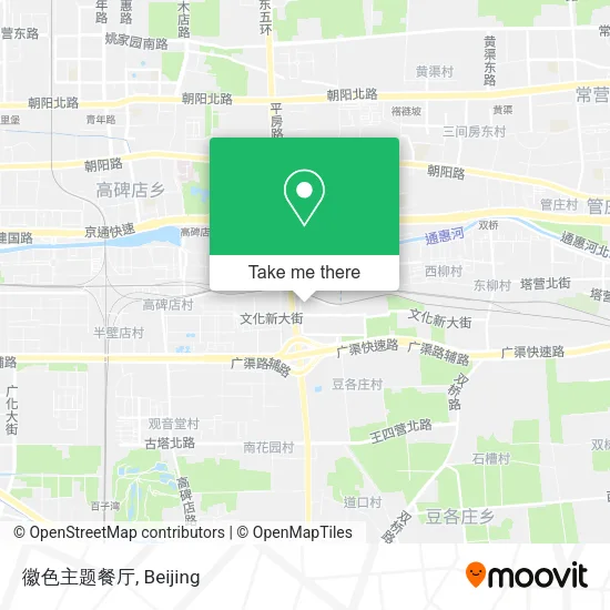 徽色主题餐厅 map