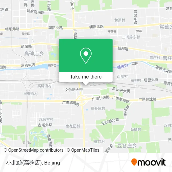小北鲸(高碑店) map