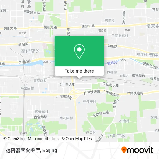 德悟斋素食餐厅 map