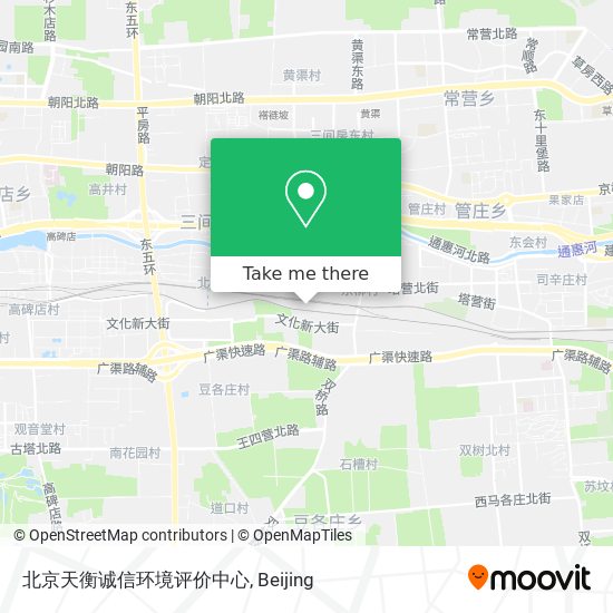 北京天衡诚信环境评价中心 map