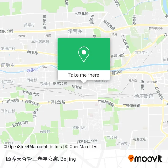 颐养天合管庄老年公寓 map
