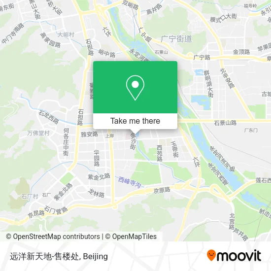 远洋新天地-售楼处 map