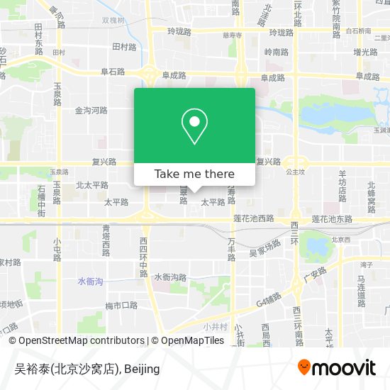 吴裕泰(北京沙窝店) map