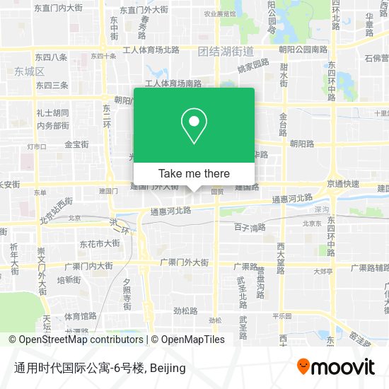 通用时代国际公寓-6号楼 map
