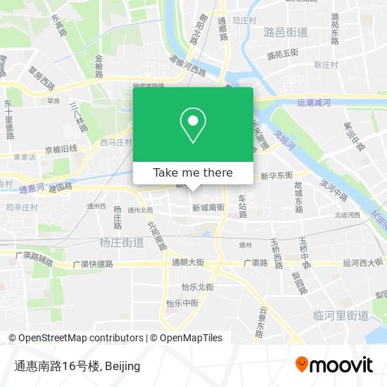 通惠南路16号楼 map