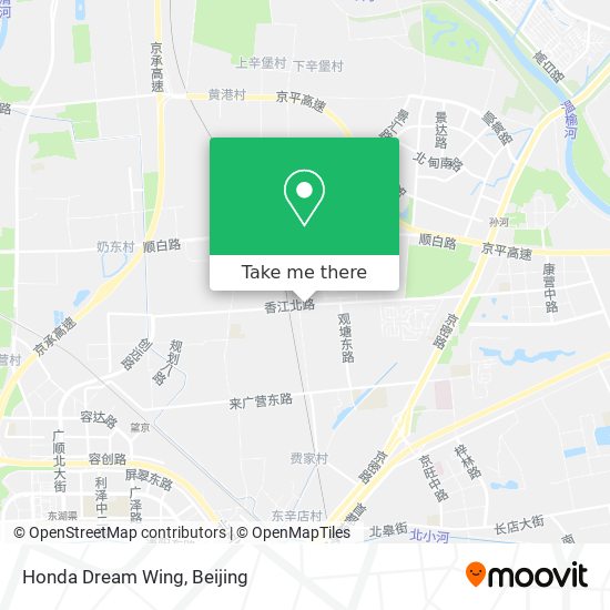 Honda Dream Wing map