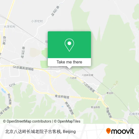 北京八达岭长城老院子古客栈 map