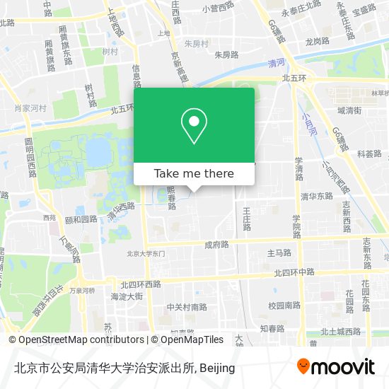 北京市公安局清华大学治安派出所 map