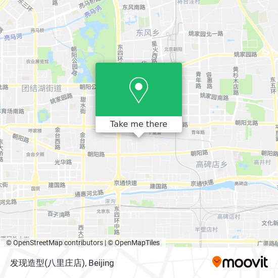 发现造型(八里庄店) map