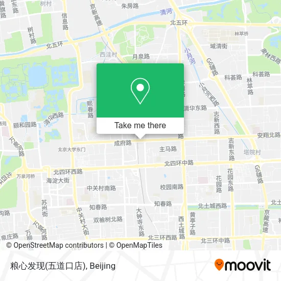 粮心发现(五道口店) map