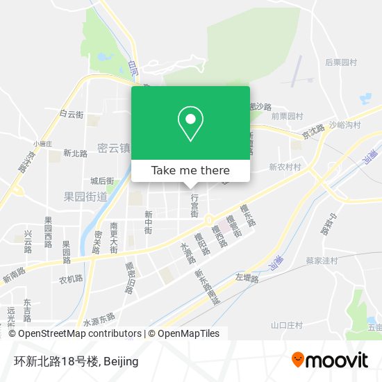 环新北路18号楼 map