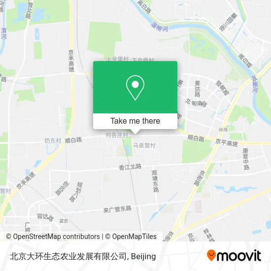 北京大环生态农业发展有限公司 map