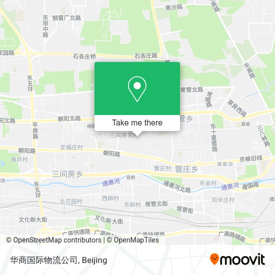 华商国际物流公司 map