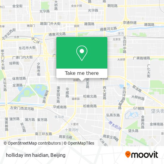 holliday inn haidian map