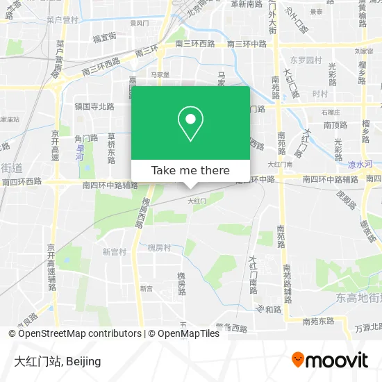 大红门站 map