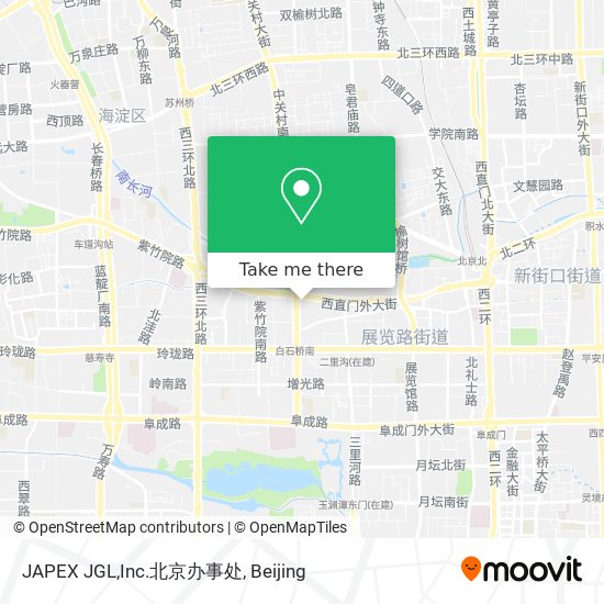 JAPEX JGL,Inc.北京办事处 map