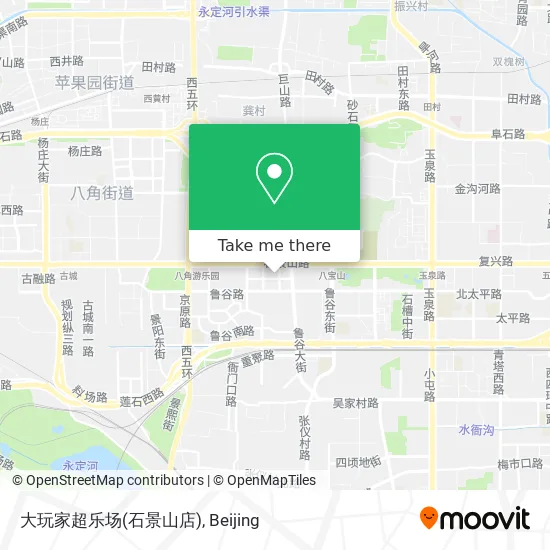 大玩家超乐场(石景山店) map