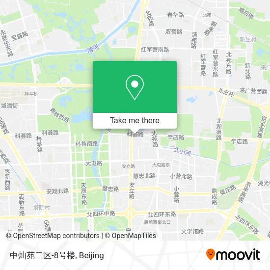 中灿苑二区-8号楼 map